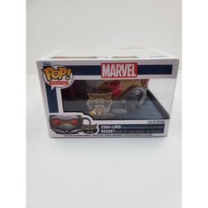 NEW Funko Pop Marvel Star-Lord Mug & Rocket Pin Christmas 2022 Walmart Exclusive